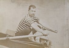 Antique 1890s C Gibson Mens Rowing Photo Cabinet Card picture