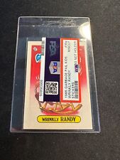 Wrinkly RANDY #35a Matte 1985 Garbage Pail Kids Series 1 GPK MISCUT PSA picture