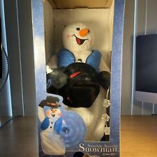 Gemmy Snowflake Spinning Snowman Singing Dancing Snow Miser picture