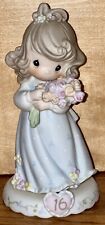 Precious Moments Brunette 136263B Growing In Grace, Age 16, Bisque Porcelain picture