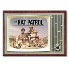 THE RAT PATROL TV Show TV 3.5 inches x 2.5 inches Steel FRIDGE MAGNET picture
