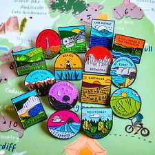 UK National Parks enamel adventure pins (set of 15) (30% off bundle deal) picture