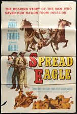 SPREAD EAGLE Rhonda Fleming Original R-1961 ONE SHEET MOVIE POSTER 27 x 41 picture