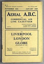 AERIAL ABC COMMERCIAL AIRLINE TIMETABLE 1928 - 1929 AIRSHIPS IMPERIAL AIRWAYS  picture