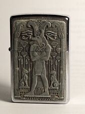 Egyptian Enamaled Anubis Ankh Zippo - Silver 2000 Edition picture