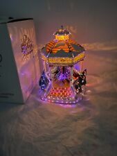 Avon Exclusive Holiday Treasures Holiday Splendor Lighted Fiber Optic Gazebo picture
