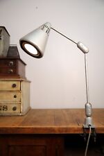 Vintage Mid Century Eyeball Drafting Lamp industrial Light articulating arm picture