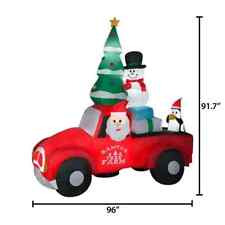 Holiday Time 8 Vintage truck Inflatable by Gemmy Industries picture