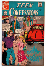 Teen Confessions #48 - corvette cover - Romance - Charlton - 1968 - FN picture