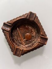 Vintage Small New York Worlds Fair 1939 Syroco Pressed Wood Ashtray picture