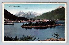 Sitka, AK-Alaska, Scenic View Antique c1939, Vintage Souvenir Postcard picture