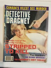 DETECTIVE DRAGNET 1981 JUNE Vol 25 No 3 Stripped To Kill PULP SMUT Rough Shape picture