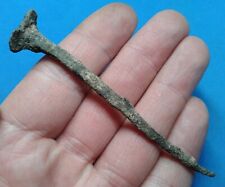 AUTHENTIC ANCIENT ROMAN IRON CRUCIFIXION NAIL   1st Century AD. picture