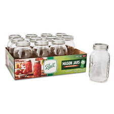 Ball 12-Count Regular Mouth Quart 32-Oz. Glass Mason Jar with Lids and Bands picture