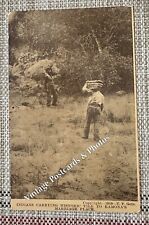 Indians Carrying Tile To Ramona’s Marriage Place 1910 Postcard San Diego picture