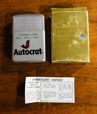 Vintage New Old Stock Park Lighter Advertising - Autocrat Coffee Milk Stout Beer picture