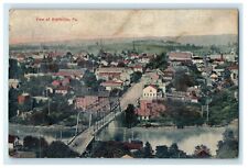 c1910's Bird's Eye View Of Blairsville Pennsylvania PA Posted Antique Postcard picture