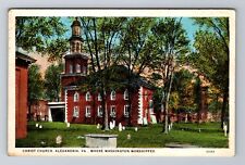 Alexandria VA-Virginia, Christ Church, Washington, Antique, Vintage Postcard picture