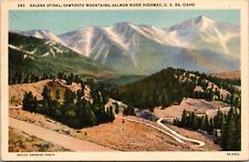 Galena Spiral Sawtooth Mountains Salmon River Highway U.S. 93 Idaho Postcard picture