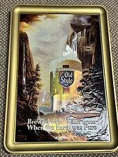 Vintage Heileman's Old Style Lighted Beer Sign When the Earth Was Pure picture