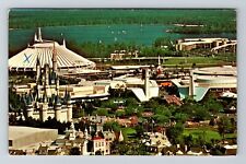 Orlando FL-Florida Disney World Bird's Eye View c1979 Vintage Souvenir Postcard picture