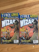 Wizard Magazine #126 Mar 2002 Top 10 Mysteries cover 1 transformers scarce rare picture