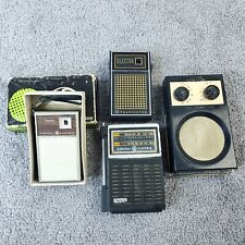 General Electric Lot Of Transistor Radio AM/FM Portable GE Vintage NOT Working picture