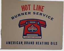 sign on foamcore STANDARD OIL VINTAGE ADVERTISING 28x22 NEW UNUSED circa 1949 picture