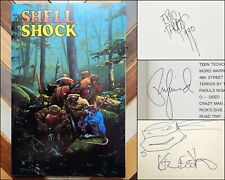 SHELL SHOCK (1989) NM- 1st Print 3× SIGNED by Eastman, Laird, Talbot + Remarque picture