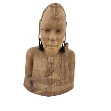 Vintage Hand Carved Wood Maasai African Man 11