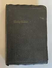 Vintage World Holy Bible - 1956 Black Cover - King James Version KJV picture