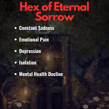 Hex of Eternal Sorrow - Long-term Sadness | Real Black Magic Curse for Grief picture