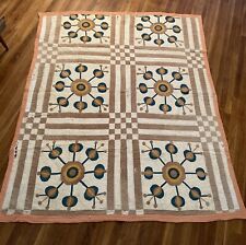 Antique Applique Quilt OOAK One-of-a-Kind Stunning picture