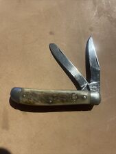 Vintage HEN & ROOSTER Solingen 212 DS Genuine Stag Mini Trapper Used picture