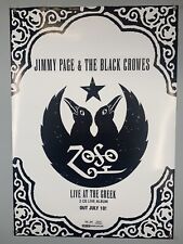 Led Zeppelin Jimmy Page & The Black Crowes Poster Original SPV Promo 2000 #2 picture