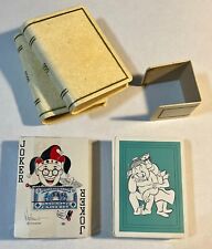Cheer Up Playing Cards 1950's 2 Decks Tax Stamp 1 Sealed w/ Congress Bookcase picture
