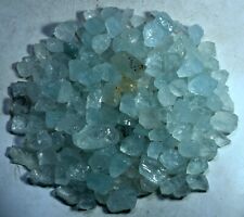 700 GM Breathtaking Natural Cutting Grade Blue AQUAMARINE Crystals Lot @Pakistan picture