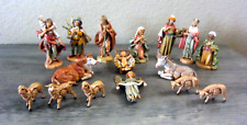 Vintage Fontanini Depose Christmas Nativity Set 17 Pieces Italy picture