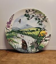 1989 Collectors Plate The Lakeside By Colin Newman Birds Countryside Lake Scene picture
