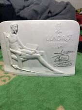 Lladro Collectors Society Don Quixote Porcelain Shell Plaque Signed (1987 Spain) picture