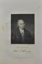Antique Continental Congress John Eager Howard Original 1834 Engraving Art picture