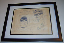 BOB KANE BATMAN AND ROBIN SKETCH 1970 SIGNED AS SEEN ON COMIC BOOK MEN picture