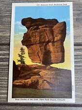 Vintage Postcard Balanced Rock Pikes Peak Region Colorado picture