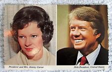 U.S. 39th President Jimmy Carter Roslyn Vintage Unused Postcard FREE S/H picture