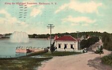 Vintage Postcard 1910's Along the Highland Reservoir Roadway Rochester New York picture
