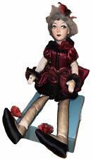 Katherine's Collection Wayne Kleski Retired Coquette Lady  Doll Figure “18 Fun picture