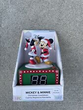 Gemmy Disney Magic Holiday Mickey & Minnie Talking Christmas Countdown Calendar picture