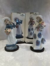 Vintage Cindy & Samantha with Flowers Mallorca by Studio 2 Porcelain Figurines picture