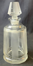 Vintage Glass Decanter W/ Frosted Accents picture