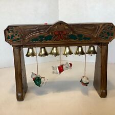 Vintage 2002 Gemmy Holiday Mice Mouse Christmas Bell Ringers NO ANIMATION picture